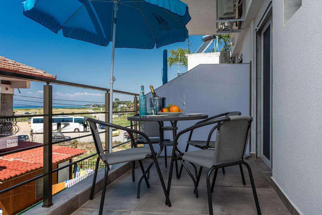 Halkidiki Beach Apartments 2 Nea Kalikratia Vergia Beach Nea Kallikrateia Dış mekan fotoğraf